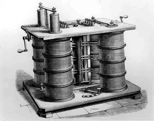 Illustration of a Generator, from Electric Illumination by Dresde Vol.II